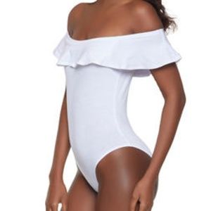 Casual Off the Shoulder Bodysuit